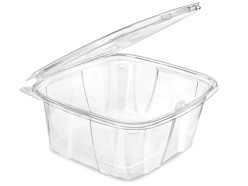 Tamper-Evident Food Containers - Rectangle, 32 oz