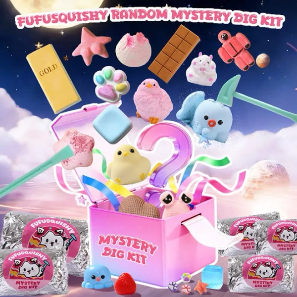 FUFUSQUISHY Mystery Dig Kit 1pc