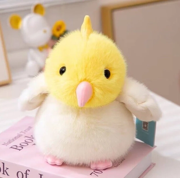 Yellow Cockatiel Bird Toddler Doll