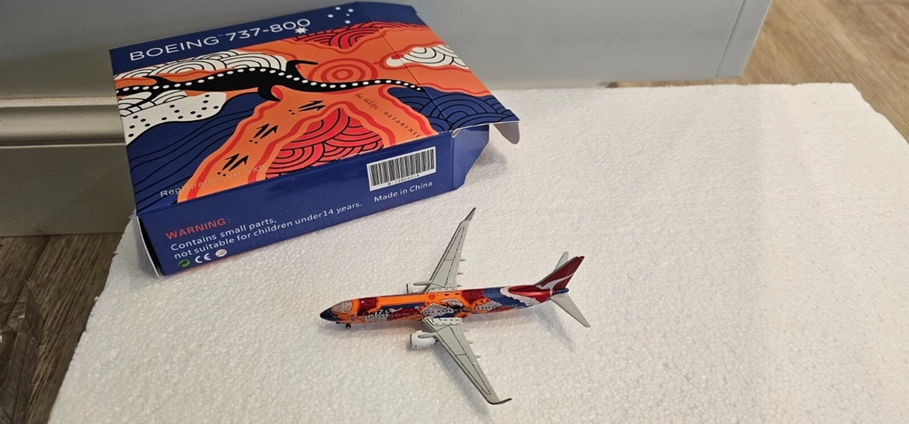 NG Models Qantas Airways B737-838WL 1:400 B-7380001A Yananyi Dreaming Col VH-VXB