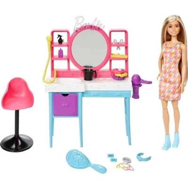 Barbie Doll and Hair Salon Playset