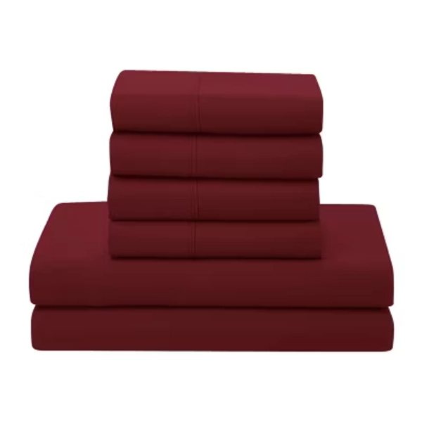 Sweet Home Collection™ Luxury Soft Microfiber Wrinkle Free Deluxe Sheet Set with Bonus Pillowcases