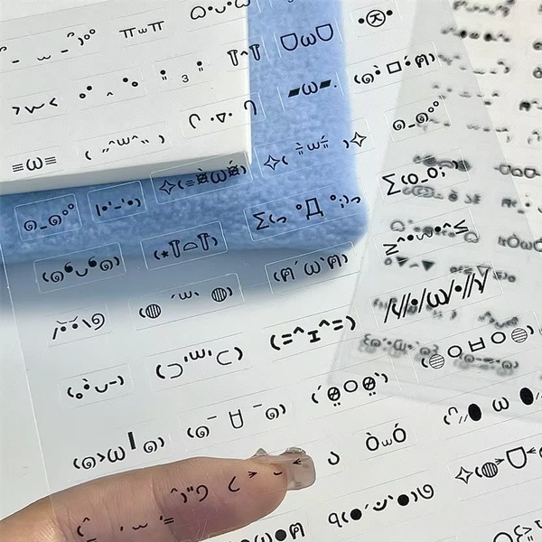 MINKYS 10pcs/lot ins Transparent Decorative Stickers for Scrapbooking Cute Journal Sticker Stationery