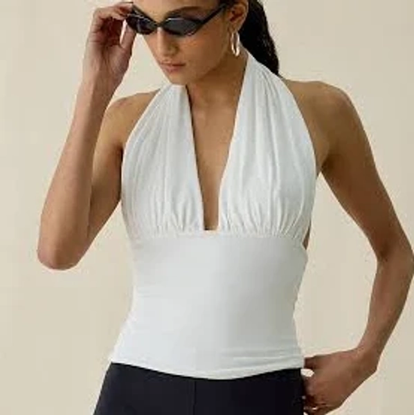 UO Party For You Jersey Knit Halter Top