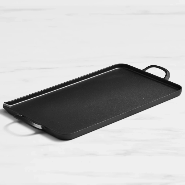 Wolstead Ember Triple Seasoned Cast Iron Griddle 46x26cm