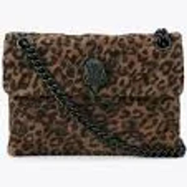 Kurt Geiger London Women's Kensington Leopard Print Leather Shoulder Bag