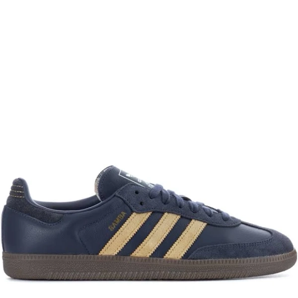 ADIDAS Samba OG - Mens 07.0 / Shadow Navy/Golden Beige/Gum | WSS