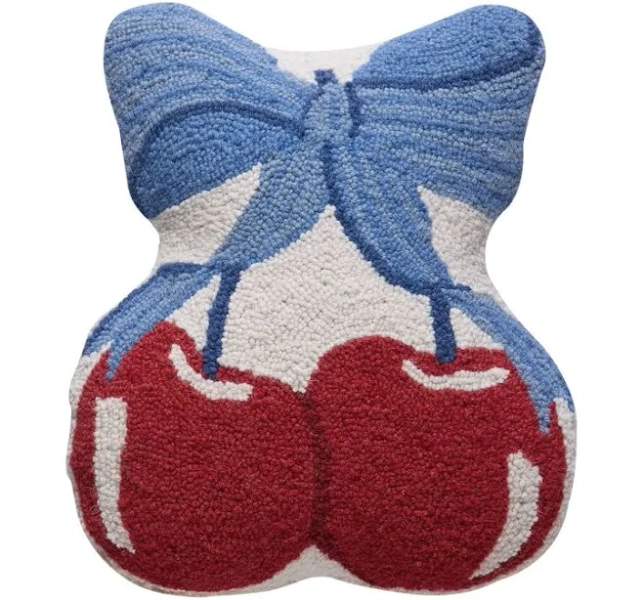 Cherry Bow Cushion