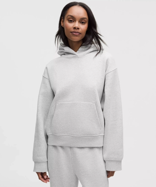 Women's Steady State SuperLoft Hoodie - Heathered Core Ultra Light Grey - XS