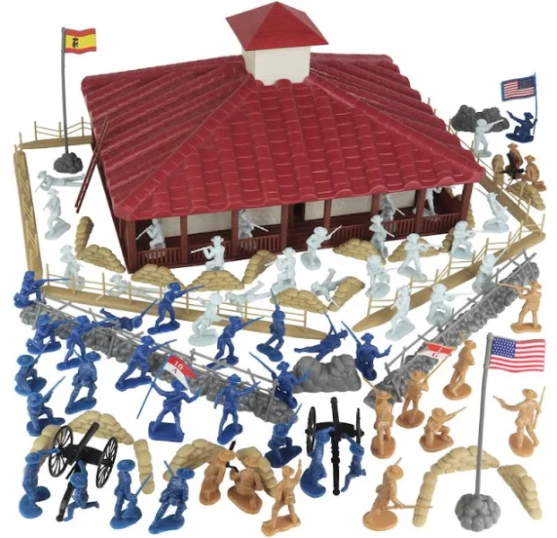 BMC The Rough Riders Charge Up San Juan Hill Playset