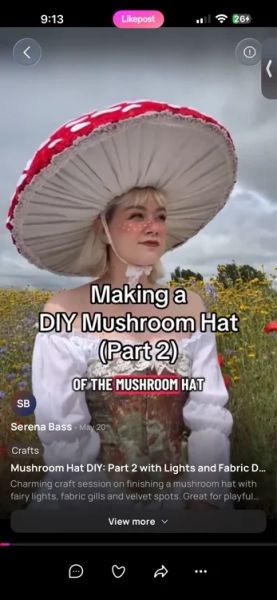 Mushroom hat 