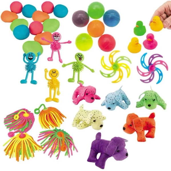 Fun Express Bulk Neon Novelty Toy Handout Assortment Kit