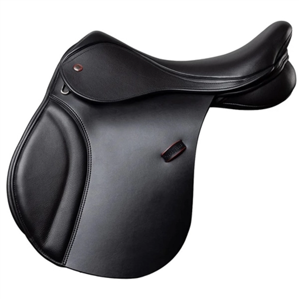 T9 Pony Jump Saddle - Black; 15.5inch (39cm); Medium (Black)