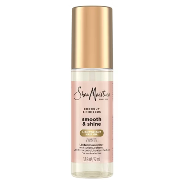 SheaMoisture Coconut and Hibiscus Smooth + Shine Hair Oil - 3.3 fl oz