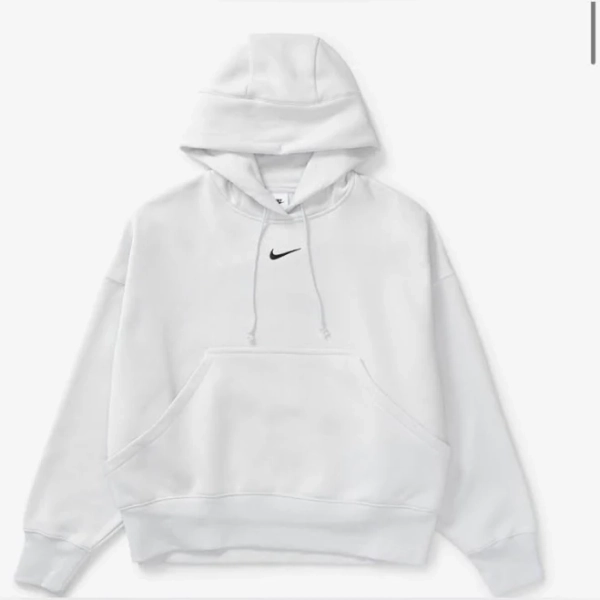 Nike Tops | Women’s Nike Oversized Phoenix Hoodie | Color: Gray/White | Size: Xxl | Lashmontalvo's Closet