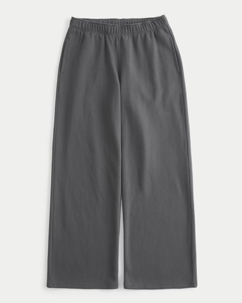 Wide-Leg Sweatpants