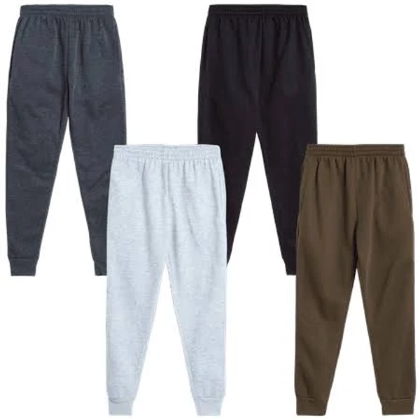 Quad Seven Boys' 4-Pack Breathable Tricot Jogger Sweatpants
