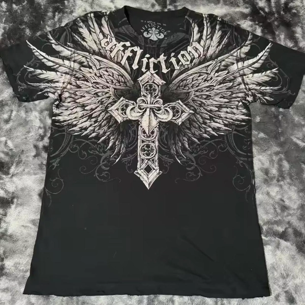 Black Affliction men's T-shirt #goth