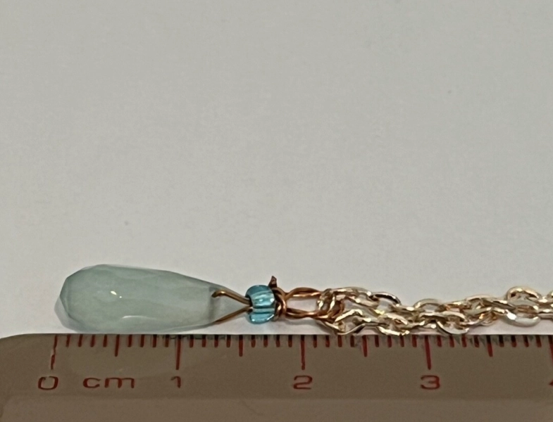 Semi Precious Stone Drops on Pendant Bails or Wire Wrapped on RGP Chains