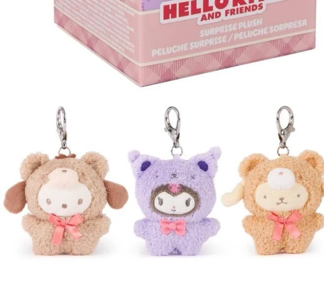 Sanrio Cafe Latte Blind Box Plush Key Chain Case of 12