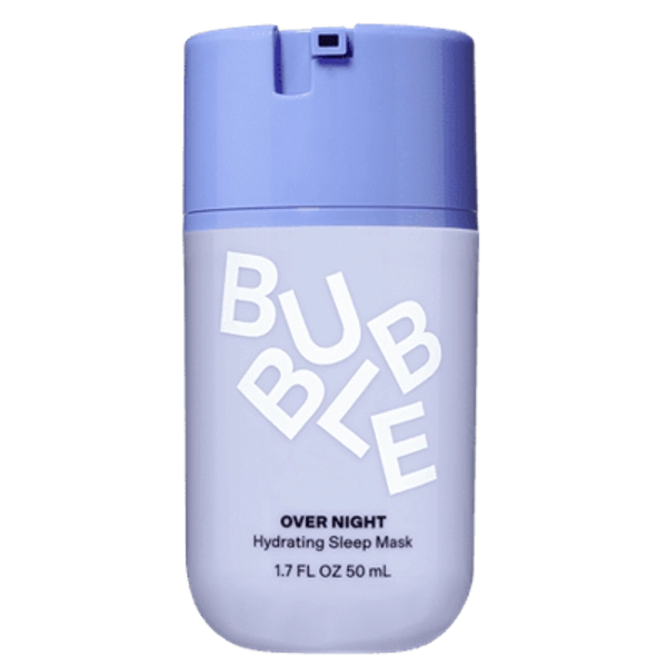 Bubble Skincare Overnight Hydrating Sleep Cream Mask  Leave-on Mask  All Skin Types  1.7 fl oz / 50mL