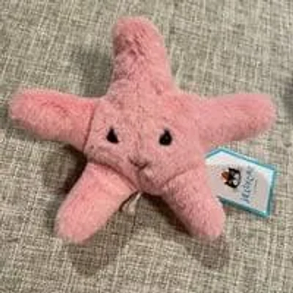 Jellycat fluffy starfish NWT
