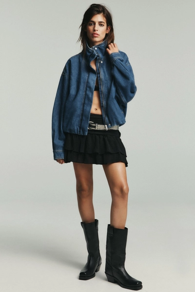 CHAQUETA DENIM TRF