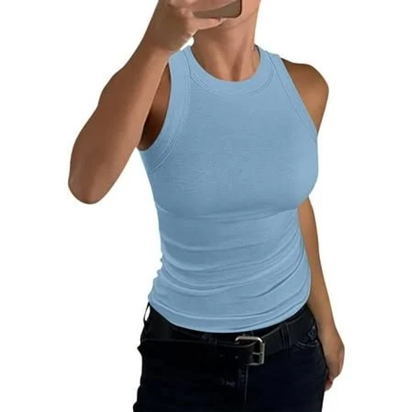 Mohiass Women's Sleeveless Racerback Tank Top