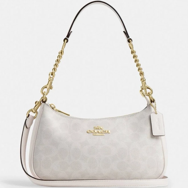 Coach Women's Teri Shoulder Bag in Signature Canvas