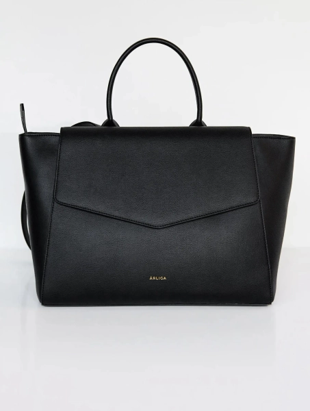 Rheya Vegan Apple Leather Bag | Black