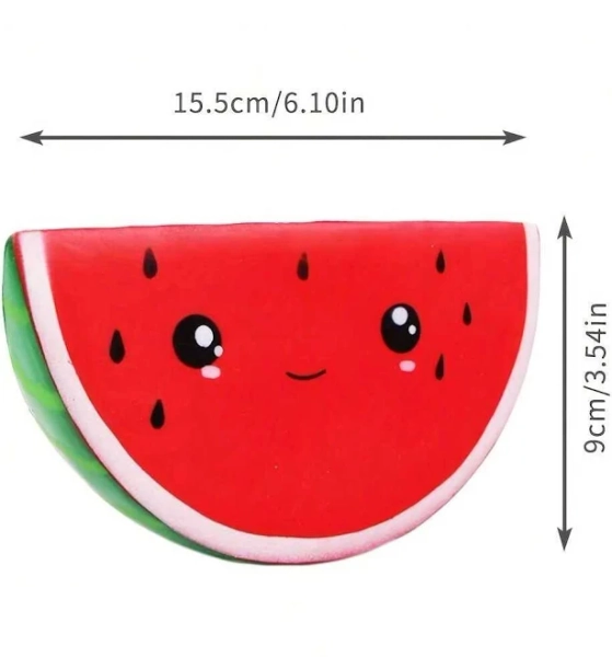 Squishy Kawaii Food Fruit Watermelon Squishy Slow Rising Jumbo Kawaii Squishies Kids Squeeze Toys Party Decor Gift,1 Pc