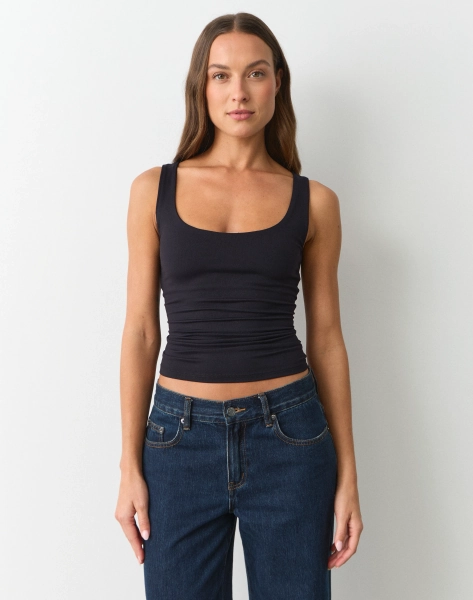Scoop Neck Supersoft Tank (XS)