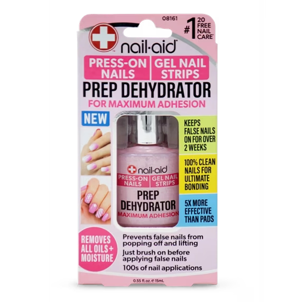 Nail-Aid Prep Dehydrator for Pres-On Nails and Gel Nail Strips