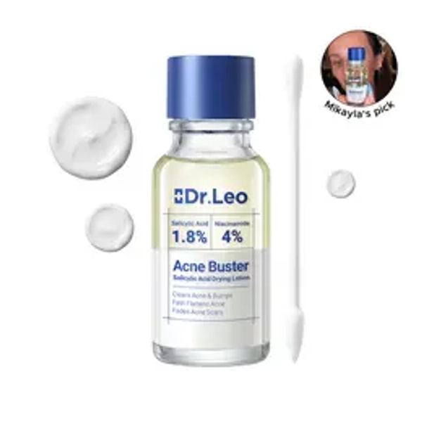 Dr.Leo Drying Lotion | Pimple Treatment & Body Acne Treatment | Visibly Shrinks Pimples in 24 Hours & Helps Fade Acne Marks in 7 Days | With 1.8% Encapsulated Salicylic Acid, 4% Niacinamide & 10% Sulfur (20ml) #sohochic #tiktokshopbacktoschool