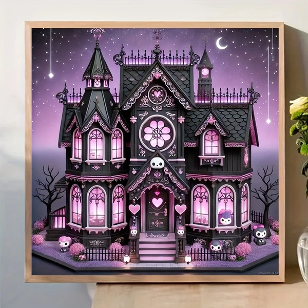 demon castle diamond painting kit 5d   set - Temu