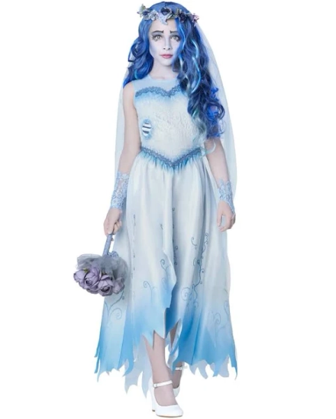 Spirit Halloween Kids Corpse Bride Costume