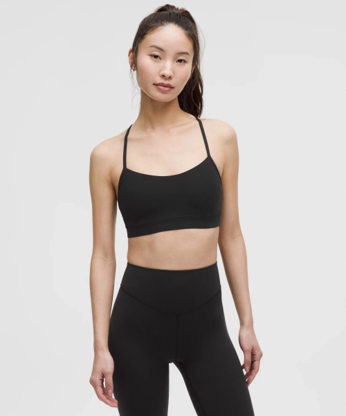 Flow Y Bra Nulu *Light Support, A–C Cups - Black - 14