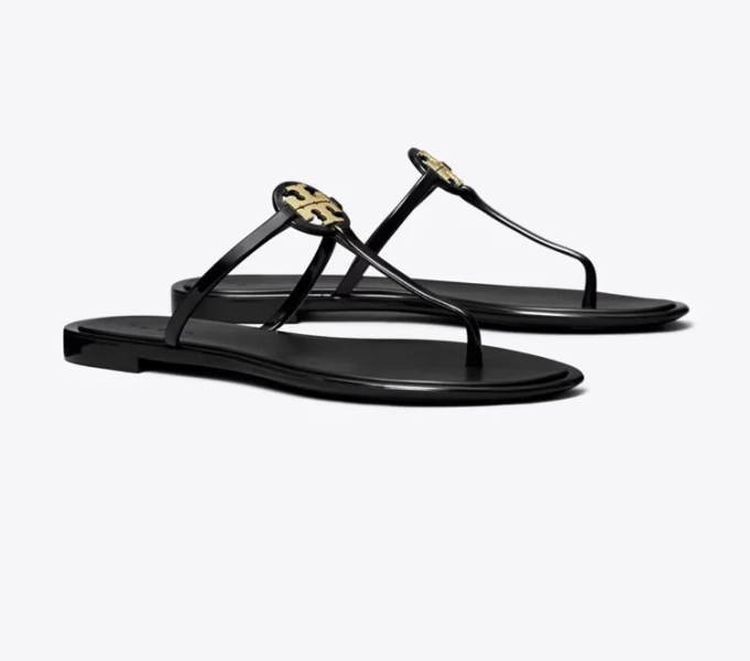 Mini Miller Jelly Sandal in white, size 10