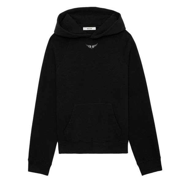 ZADIG&VOLTAIRE Georgy Diamante Wings Hoodie - Black