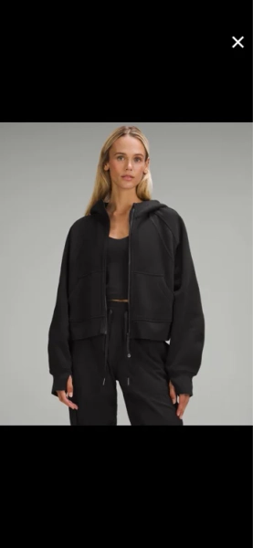 Scuba Oversized Full-Zip Hoodie