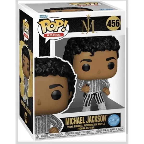 Funko Michael Jackson Rock With You Glitter Pop! Rocks #456 New In Box Authentic - New Toys & Collectibles