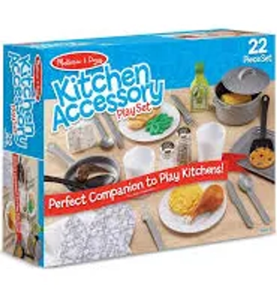 Melissa Doug Kitchen 22pcs Accessory Set