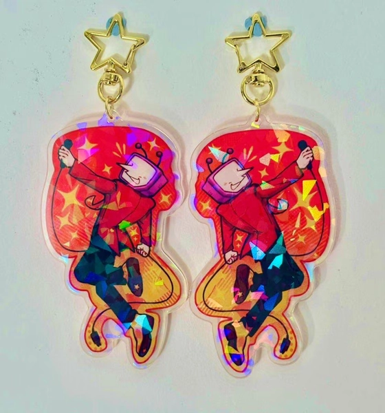 UPSTAGE tenna keychain ! Read Description !