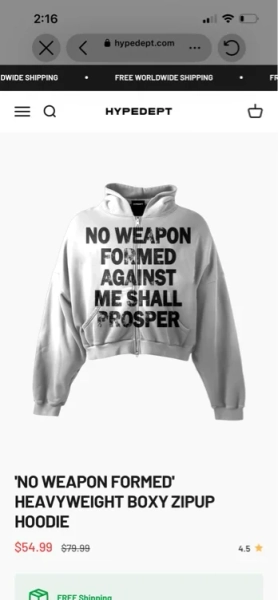 Crop zip up