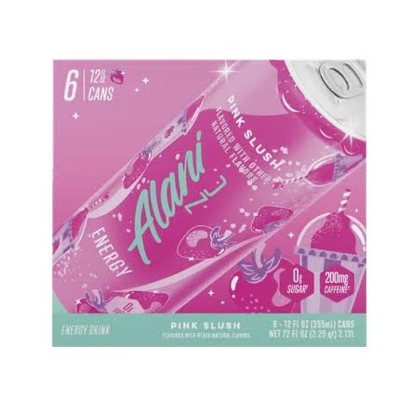 Alani Nu Sugar Free Energy Drink Pink Slush