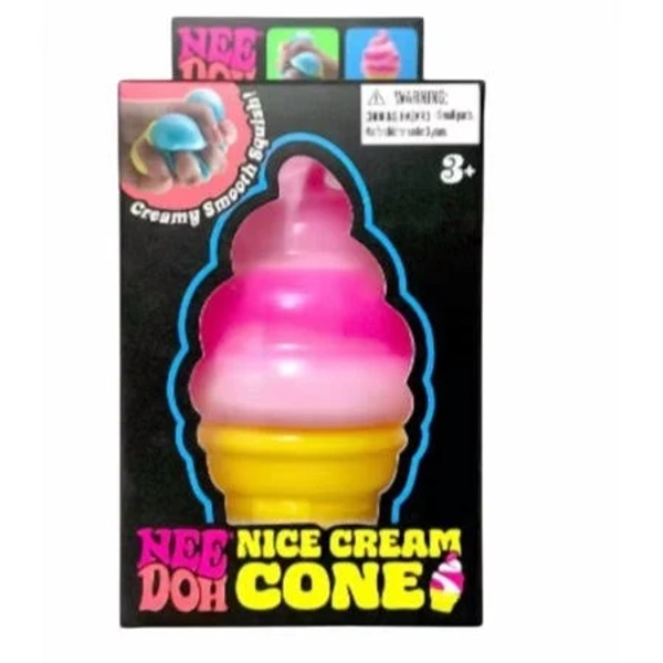 Nee Doh Nice Cream Pink Cone, 1 pc