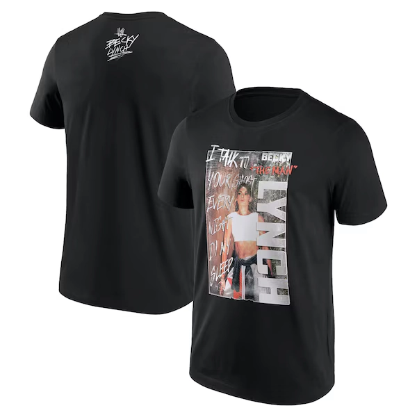 Becky Lynch Ghost T-Shirt - Black - Mens