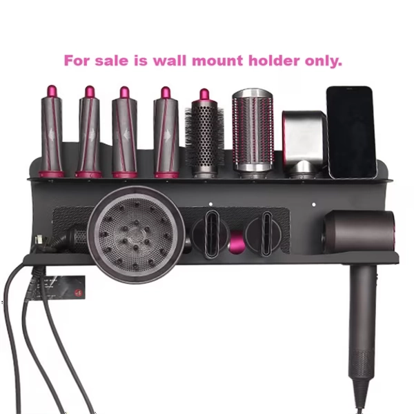 LandHope Stainless Wall Mount Holder for Dyson Airwrap and Supersonic Hair Dryer & Accessories