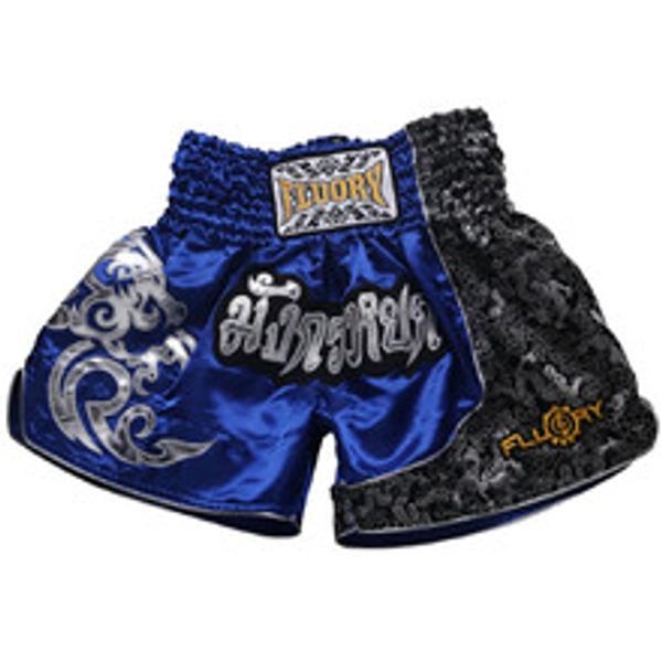 Fluory Dragon Blue Muay Thai Shorts
