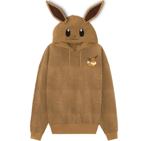 Pokemon Eevee Plush Cosplay Hoodie